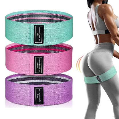 Polyester Latex Squat Yoga Resistance Hip Ring Tension Band