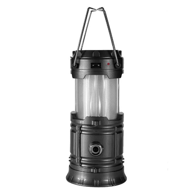 3 Lighting Modes Camping Lamp Solar Powered Flashlight Portable Tent Lamp Rechargeable Lantern Night Light For Outdoor Hiking